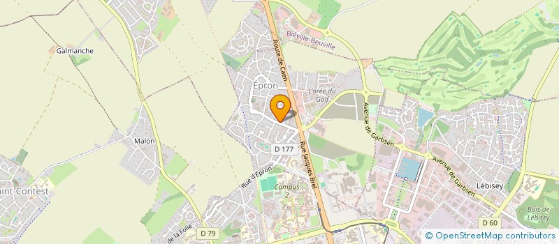 localisation de l'entreprise SCI AHK  EPRON