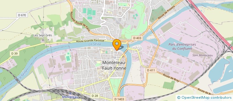 localisation de l'entreprise SCI AHLDO à MONTEREAU-FAULT-YONNE