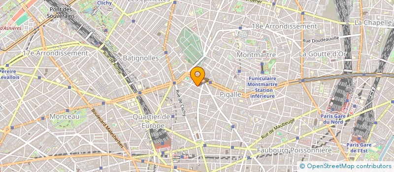 localisation de l'entreprise SCI AHM IMMO  PARIS