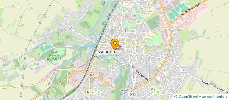 localisation de l'entreprise SCI AHMED 369  ISSOUDUN