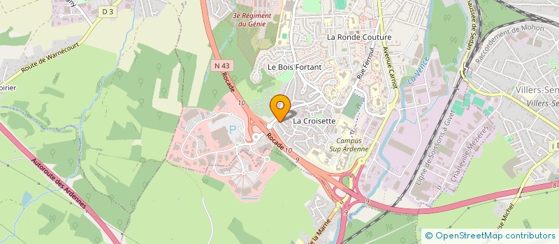 localisation de l'entreprise SCI AHMED  CHARLEVILLE-MEZIERES