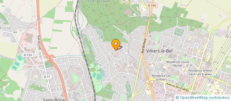 localisation de l'entreprise SCI AHMED à SARCELLES