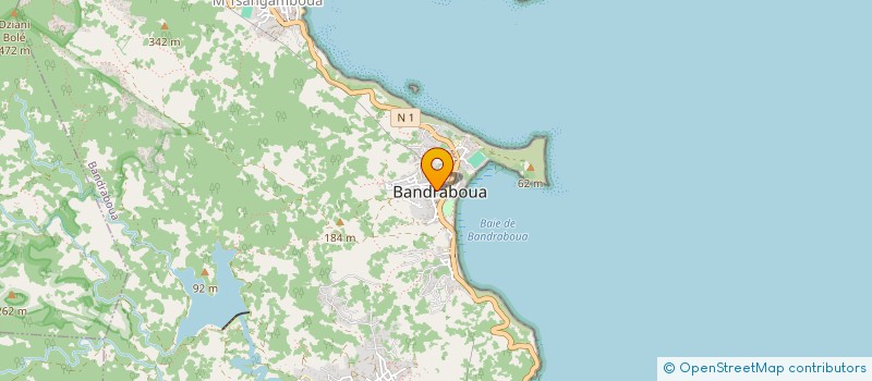 localisation de l'entreprise SCI AHMED SOULAIMANA à BANDRABOUA