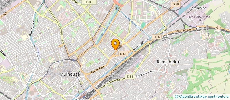 localisation de l'entreprise SCI AHNA  MULHOUSE