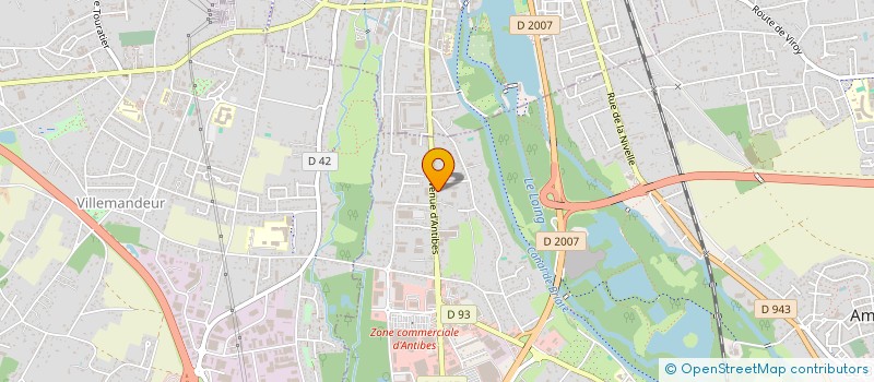 localisation de l'entreprise SCI AHRES-LOUIFI à AMILLY