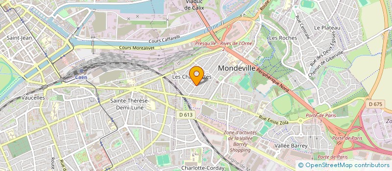 localisation de l'entreprise SCI AHRL à MONDEVILLE