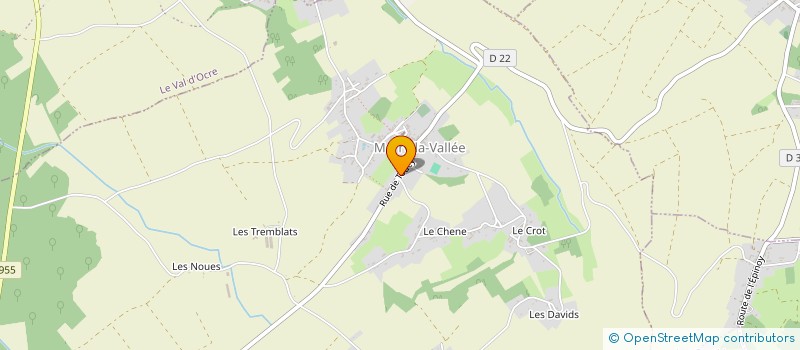 localisation de l'entreprise SCI AHRPENTIER  MERRY-LA-VALLEE