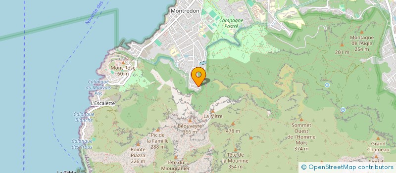 localisation de l'entreprise SCI AHSM à MARSEILLE