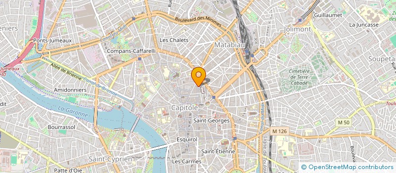 localisation de l'entreprise SCI AHTROI  TOULOUSE