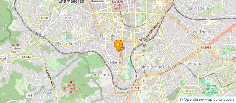 localisation de l'entreprise SCI AI 25  CLERMONT-FERRAND