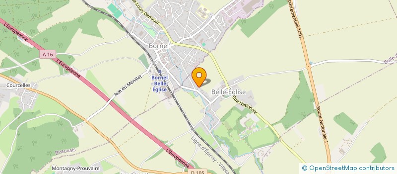 localisation de l'entreprise SCI AI  BELLE-EGLISE