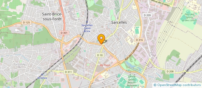 localisation de l'entreprise SCI AIA PEREIRE à ENGHIEN-LES-BAINS
