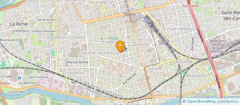 localisation de l'entreprise SCI AIC  TOURS