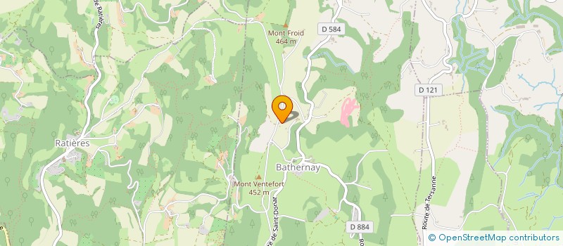 localisation de l'entreprise SCI AIDA  BATHERNAY