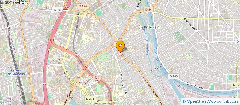 localisation de l'entreprise SCI AIDA à CRETEIL