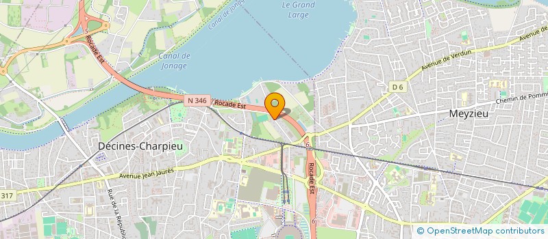 localisation de l'entreprise SCI AIDA IMMOBILIERE  DECINES-CHARPIEU