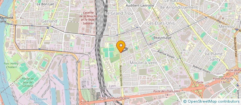 localisation de l'entreprise SCI AIDO  VENISSIEUX