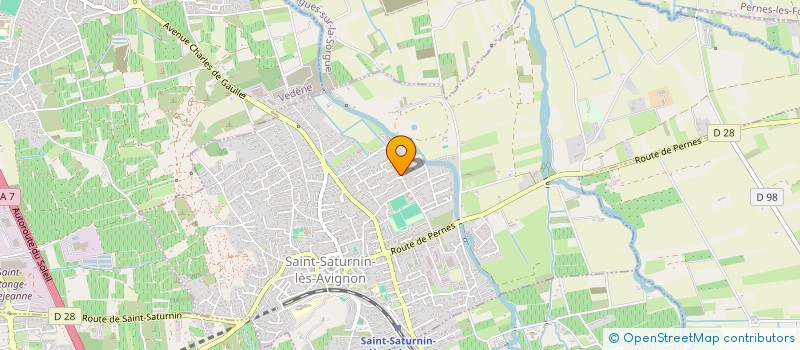 localisation de l'entreprise SCI AIGEIROS  SAINT-SATURNIN-LES-AVIGNON