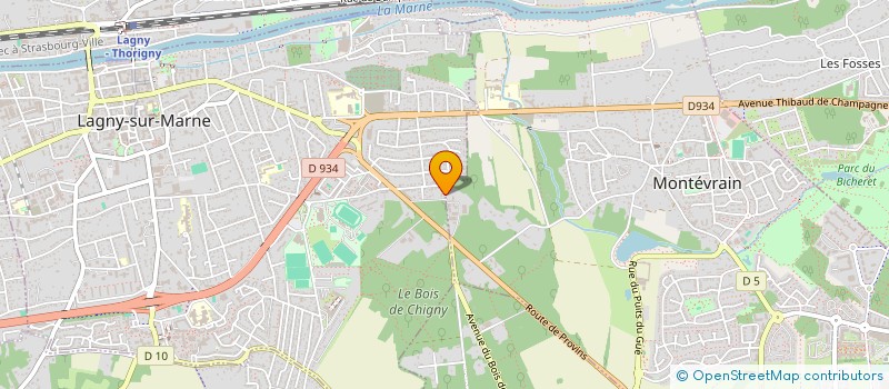 localisation de l'entreprise SCI AIGLE  LAGNY-SUR-MARNE