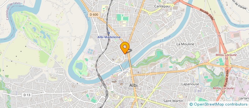 localisation de l'entreprise SCI AIGLON 2 à ALBI