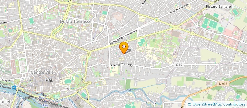 localisation de l'entreprise SCI AIGUABLAVA à PAU