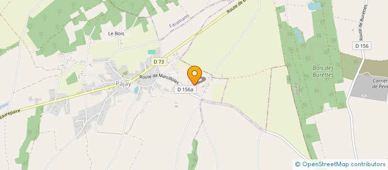 localisation de l'entreprise SCI AIGUE BLEUE  PAJAY