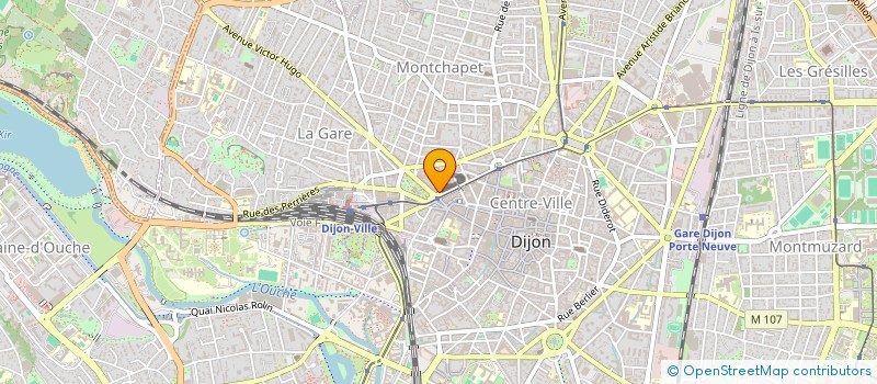 localisation de l'entreprise SCI AIGUE MARINE à DIJON
