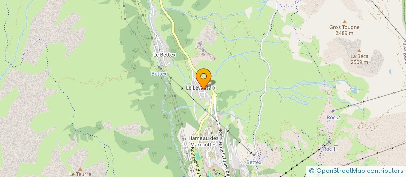 localisation de l'entreprise SCI AIGUE MARINE  LES BELLEVILLE