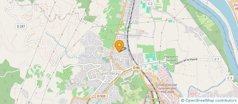 localisation de l'entreprise SCI AIGUELIE à SAINT-PERAY