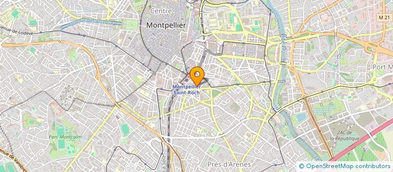 localisation de l'entreprise SCI AIGUERELLES à MONTPELLIER