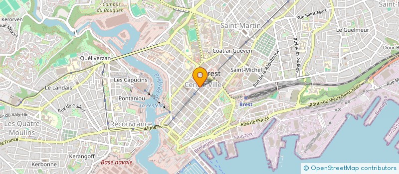 localisation de l'entreprise SCI AIGUILLON à BREST
