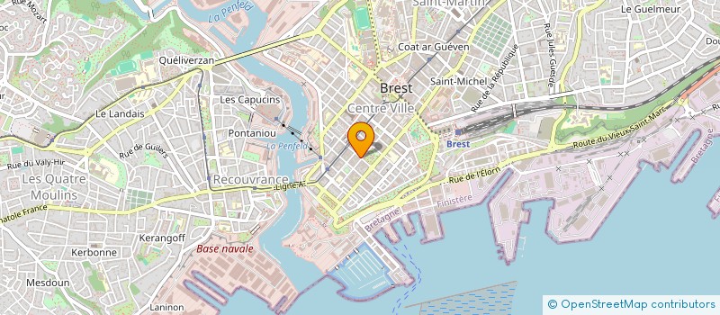 localisation de l'entreprise SCI AIGUILLON IMMOBILIER  BREST