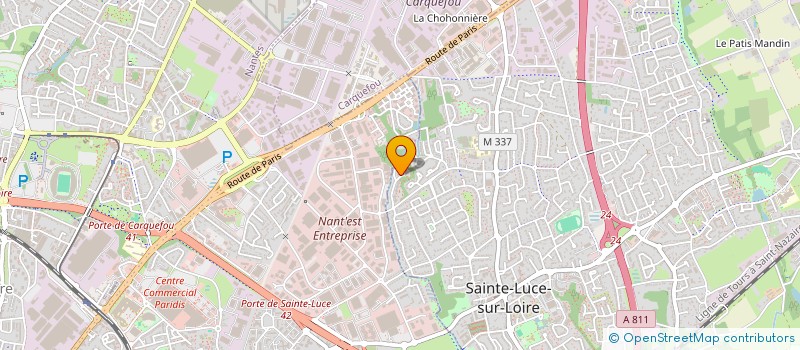 localisation de l'entreprise SCI AIGUILLON-QUARTERONS  SAINTE-LUCE-SUR-LOIRE