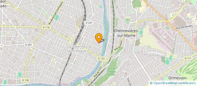 localisation de l'entreprise SCI AIH à SAINT-MAUR-DES-FOSSES