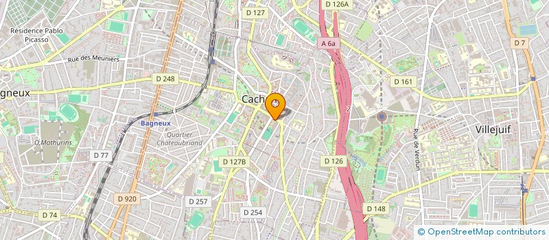 localisation de l'entreprise SCI AII OU A2I  CACHAN