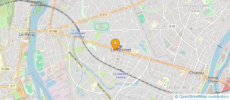 localisation de l'entreprise SCI AIKA  LE VESINET