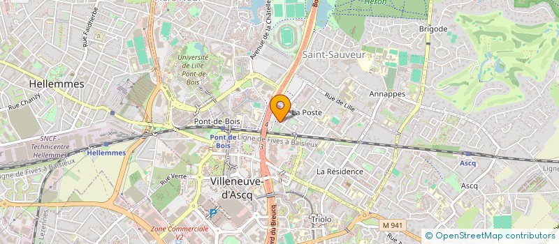 localisation de l'entreprise SCI AILE à VILLENEUVE-D'ASCQ