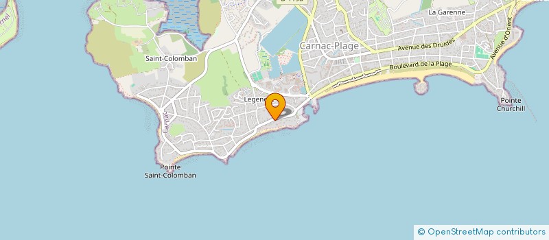 localisation de l'entreprise SCI AILE GOUARC'H  CARNAC