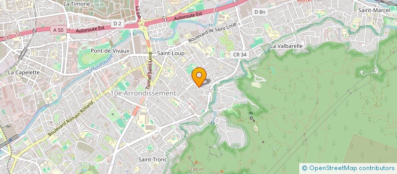 localisation de l'entreprise SCI AILEFROIDE à MARSEILLE 10EME