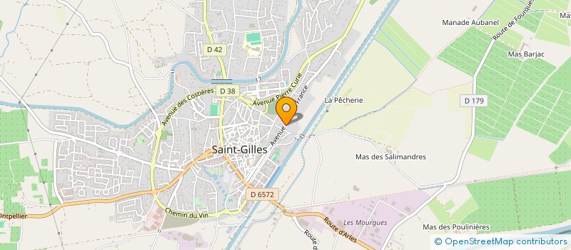 localisation de l'entreprise SCI AILINE à SAINT-GILLES