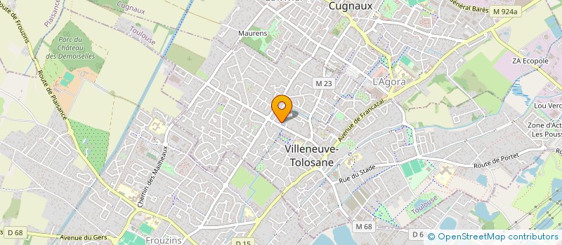 localisation de l'entreprise SCI AILLOUD à VILLENEUVE-TOLOSANE