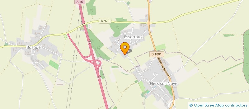 localisation de l'entreprise SCI AILO  ESSERTAUX