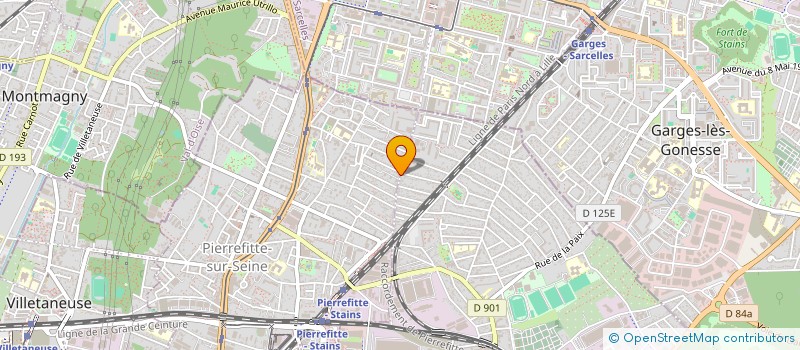 localisation de l'entreprise SCI AIM  PIERREFITTE-SUR-SEINE