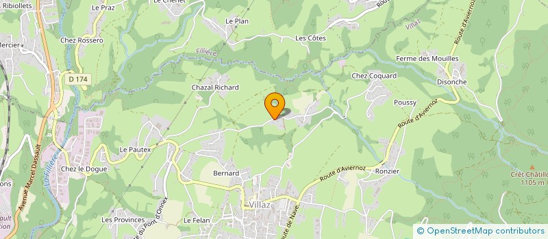 localisation de l'entreprise SCI AIME  VILLAZ