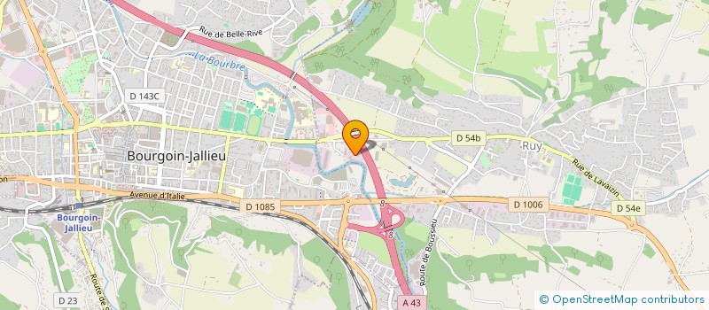 localisation de l'entreprise SCI AIME COTTON BOURG  RUY-MONTCEAU