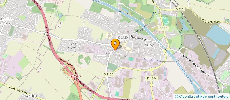 localisation de l'entreprise SCI AIME IMMO  AUBY