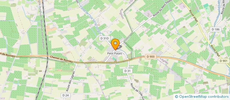 localisation de l'entreprise SCI AIME REGINE SILVESTRE  L'ISLE-SUR-LA-SORGUE