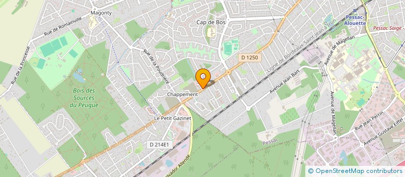 localisation de l'entreprise SCI AIMEE 5  PESSAC