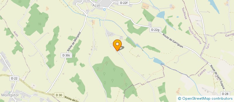 localisation de l'entreprise SCI AIMEE  AZAS