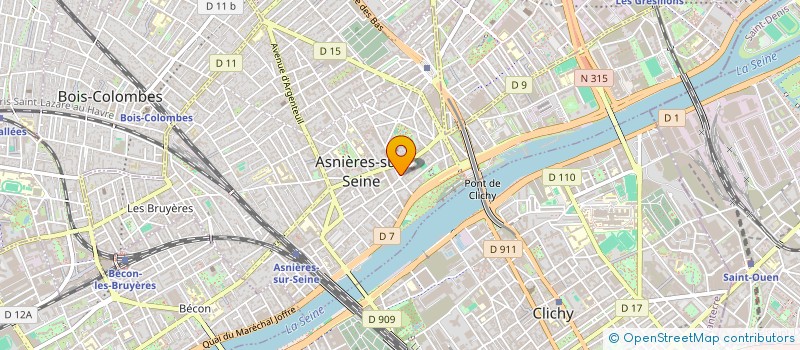 localisation de l'entreprise SCI AIMEE-NOEL à ASNIERES-SUR-SEINE